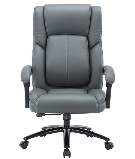 Кресло офисное CHAIRMAN CH415 эко кожа серая в Элисте - изображение 1