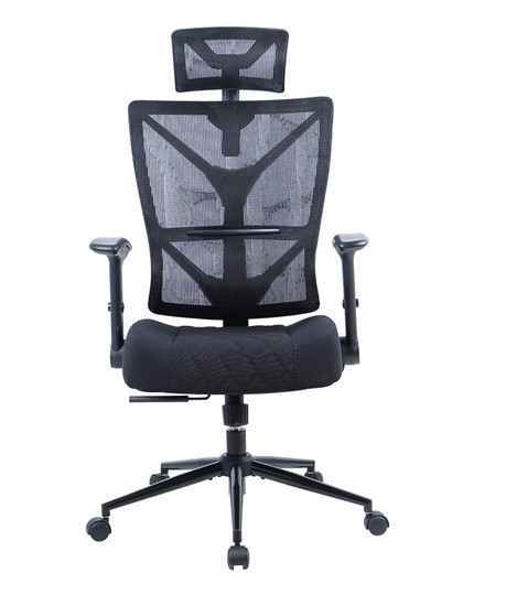 Офисное кресло CHAIRMAN CH566 сетчатый акрил черный / полиэстер черный в Элисте - изображение 1