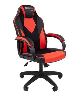 Компьютерное кресло CHAIRMAN GAME 17, цвет черный / красный в Элисте - предосмотр