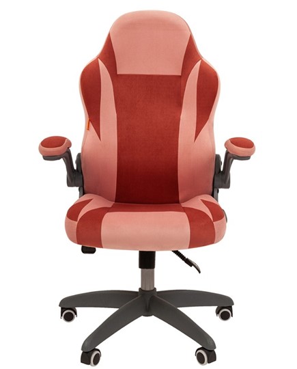 Кресло CHAIRMAN Game 55 цвет TW розовый/бордо в Элисте - изображение 1