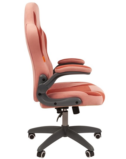 Кресло CHAIRMAN Game 55 цвет TW розовый/бордо в Элисте - изображение 2