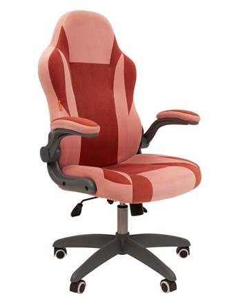 Кресло CHAIRMAN Game 55 цвет TW розовый/бордо в Элисте - изображение