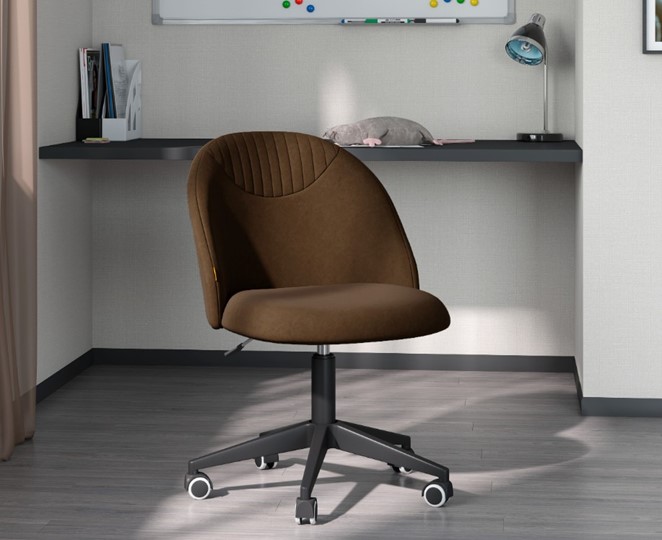 Кресло офисное CHAIRMAN HOME 119, коричневое в Элисте - изображение 5