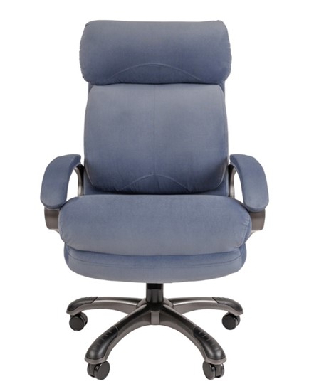 Офисное кресло CHAIRMAN HOME 505, велюр голубое в Элисте - изображение 3