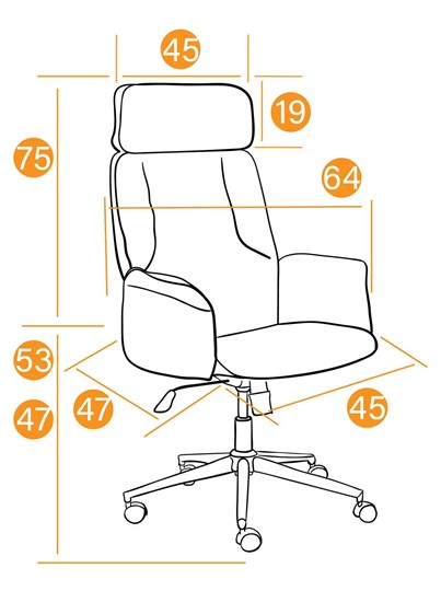 Кресло компьютерное CHARM флок, олива, 23 арт.13913 в Элисте - изображение 10