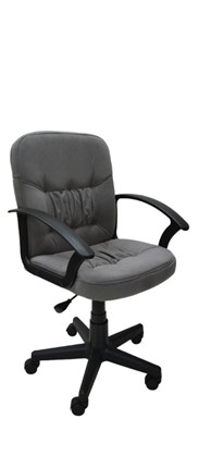 Офисное кресло Чат велюр серый в Элисте - изображение
