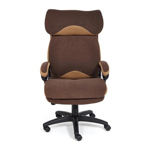 Кресло DUKE флок/ткань, коричневый/бронза, 6/TW-21 арт.14043 в Элисте - предосмотр 1