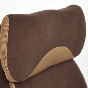 Кресло DUKE флок/ткань, коричневый/бронза, 6/TW-21 арт.14043 в Элисте - предосмотр 12