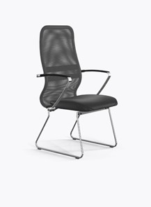 Кресло офисное Ergolife Sit 8 B2-9K - X1+Extra (Св.серый-Черный) в Элисте - предосмотр