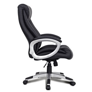 Компьютерное кресло из натуральной кожи BRABIX "Grand EX-500", черное, 530861 в Элисте - предосмотр 2