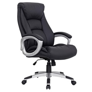 Компьютерное кресло из натуральной кожи BRABIX "Grand EX-500", черное, 530861 в Элисте - предосмотр 3