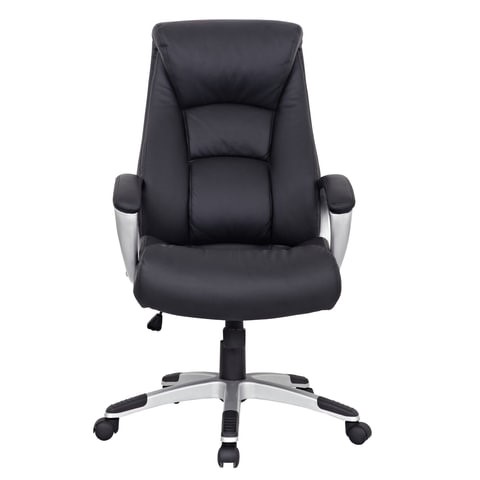 Компьютерное кресло из натуральной кожи BRABIX "Grand EX-500", черное, 530861 в Элисте - изображение 6