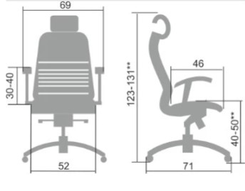 Компьютерное кресло Кресло Samurai K-3.04 Infinity Easy Clean (MPES) в Элисте - предосмотр 15