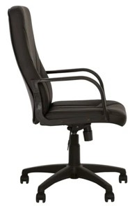 Офисное кресло MANAGER (PL64) экокожа ECO-30, черная в Элисте - предосмотр 2