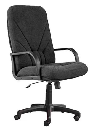 Кресло компьютерное MANAGER (PL64) ткань CAGLIARI C-38 серый в Элисте - изображение