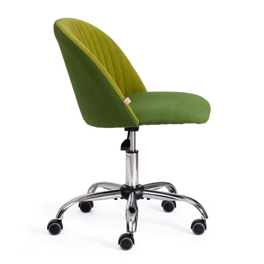 Офисное кресло MELODY флок/экошерсть, олива/зеленый, арт.17193 в Элисте - изображение 1