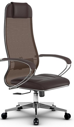 Кресло офисное МЕТТА B 1m 5/K116, Основание 17834 темно-коричневый в Элисте - изображение