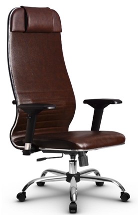 Кресло офисное Metta L 1m 38K2/4D топган, нижняя часть 17833 коричневый в Элисте - изображение