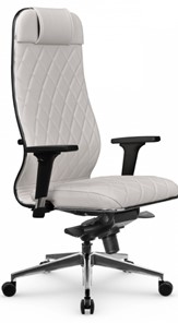 Кресло офисное Мetta L 1m 40M/2D Infinity Easy Clean (MPES) мультиблок, нижняя часть 17838 белый в Элисте - предосмотр