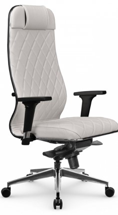 Кресло офисное Мetta L 1m 40M/2D Infinity Easy Clean (MPES) мультиблок, нижняя часть 17838 белый в Элисте - изображение