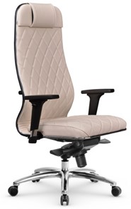 Кресло офисное Мetta L 1m 40M/2D Infinity Easy Clean (MPES) мультиблок, нижняя часть 17838 бежевый в Элисте - предосмотр