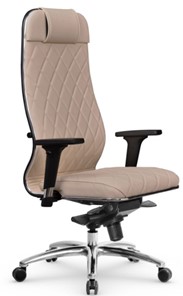 Кресло офисное Мetta L 1m 40M/2D Infinity Easy Clean (MPES) мультиблок, нижняя часть 17838 темно-бежевый в Элисте