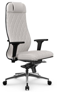 Кресло офисное Мetta L 1m 40M/2D Infinity Easy Clean (MPES) мультиблок, нижняя часть 17839 белый в Элисте