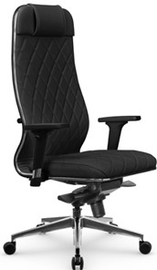 Кресло офисное Мetta L 1m 40M/2D Infinity Easy Clean (MPES) мультиблок, нижняя часть 17839 черный в Элисте - предосмотр