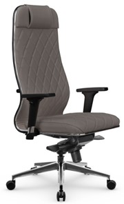 Кресло офисное Мetta L 1m 40M/2D Infinity Easy Clean (MPES) мультиблок, нижняя часть 17839 серый в Элисте - предосмотр