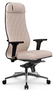 Кресло офисное Мetta L 1m 40M/2D Infinity Easy Clean (MPES) мультиблок, нижняя часть 17839 светло-бежевый в Элисте - предосмотр