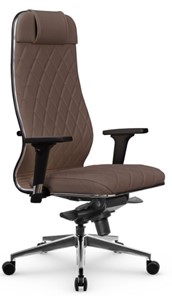 Кресло офисное Мetta L 1m 40M/2D Infinity Easy Clean (MPES) мультиблок, нижняя часть 17839 светло-коричневый в Элисте - предосмотр