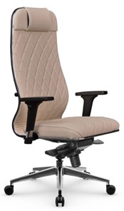 Кресло офисное Мetta L 1m 40M/2D Infinity Easy Clean (MPES) мультиблок, нижняя часть 17839 темно-бежевый в Элисте - предосмотр