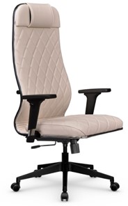 Кресло офисное Мetta L 1m 40M/2D Infinity Easy Clean (MPES) топган, нижняя часть 17832 светло-бежевый в Элисте