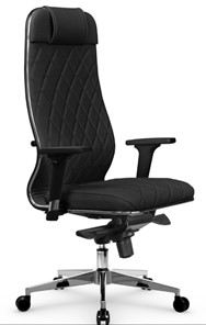 Кресло офисное Мetta L 1m 40M/2D Infinity Easy Clean (MPES) топган, нижняя часть 17852 черный в Элисте