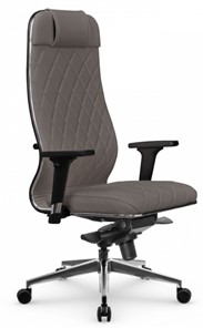 Кресло офисное Мetta L 1m 40M/2D Infinity Easy Clean (MPES) топган, нижняя часть 17852 серый в Элисте