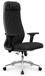 Кресло офисное Мetta L 1m 40M/2D Infinity Easy Clean (MPES) топган OMS, нижняя часть 17853 черный в Элисте