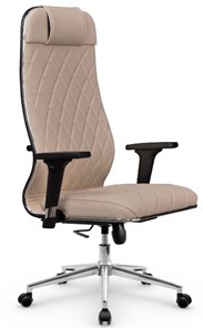 Кресло офисное Мetta L 1m 40M/2D Infinity Easy Clean (MPES) топган OMS, нижняя часть 17853 темно-бежевый в Элисте