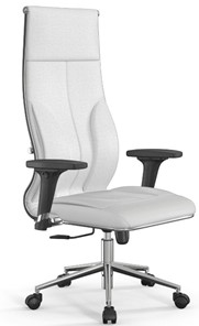 Офисное кресло Мetta L 1m 46/2D Infinity Easy Clean (MPES) топган OMS, нижняя часть 17853 белый в Элисте