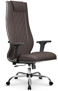 Офисное кресло МЕТТА L 1m 50M/2D Infinity Easy Clean топган, нижняя часть 17833 темно-коричневый в Элисте