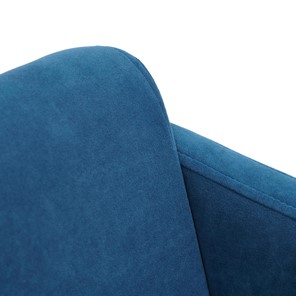 Офисное кресло MILAN хром флок, синий, арт.13948 в Элисте - предосмотр 5