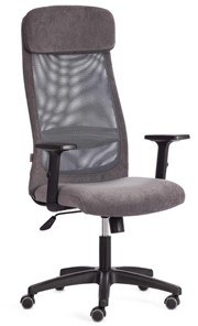 Офисное кресло PROFIT PLT флок/ткань, серый, 29/W-12, арт.20537 в Элисте - предосмотр