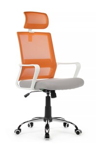 Кресло компьютерное RCH 1029HW, серый/оранжевый в Элисте - предосмотр