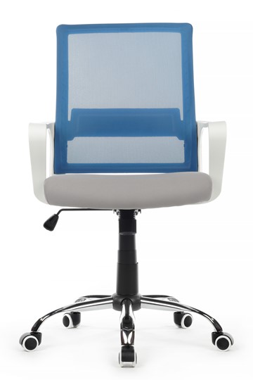 Кресло компьютерное RCH 1029MW, серый/синий в Элисте - изображение 1