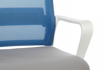 Кресло компьютерное RCH 1029MW, серый/синий в Элисте - предосмотр 5