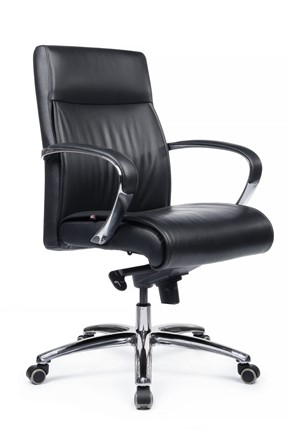Кресло компьютерное RV DESIGN Gaston-M (Черный) в Элисте - изображение