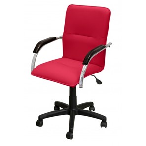 Кресло компьютерное Самба-лифт СРП-034 Люкс красный/венге в Элисте - предосмотр