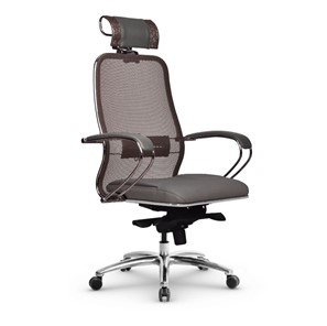Кресло офисное Samurai SL-2.04 MPES Светло-коричневый / Серый в Элисте