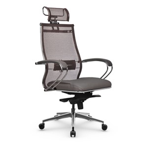 Офисное кресло Samurai SL-2.051 MPES Светло-Коричневый / Серый в Элисте - предосмотр