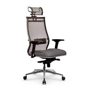 Офисное кресло Samurai SL-3.051 MPES Светло-Коричневый / Серый в Элисте - предосмотр