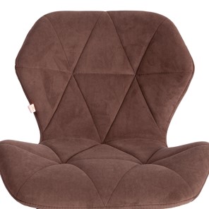 Офисное кресло SELFI флок , коричневый, арт.15297 в Элисте - предосмотр 4